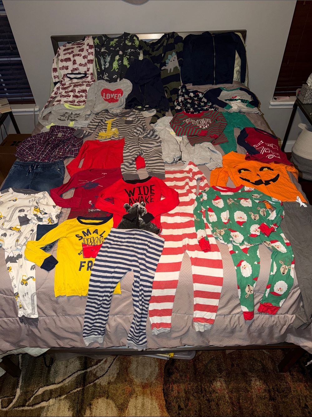 Carters boys fall/winter 31 pieces size 5T/5